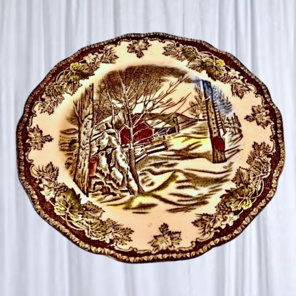 Johnson Bros Friendly Village Bread + Butter Dessert Plate Sugar Maple 6” - Picture 3 of 9